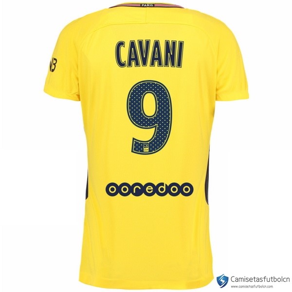 Camiseta Paris Saint Germain Segunda equipo Cavani 2017-18